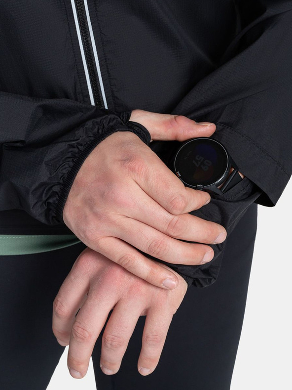 Kilpi Giacca outdoor leggera nera da uomo Kilpi TIRANO-M
