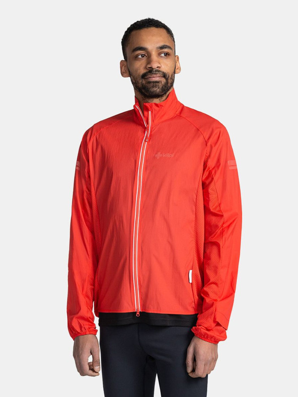 Kilpi Giacca da running leggera da uomo rossa Kilpi TIRANO-M