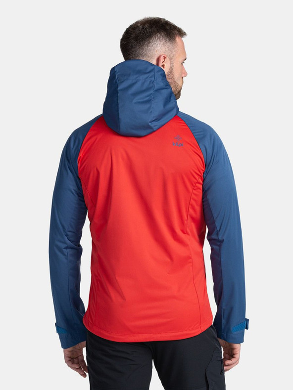 Kilpi Giacca softshell leggera blu e rossa da uomo Kilpi BELTRA-M