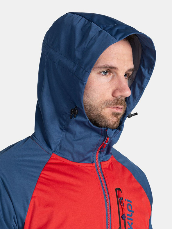Kilpi Giacca softshell leggera blu e rossa da uomo Kilpi BELTRA-M
