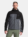 Kilpi Giacca softshell da uomo nera e grigia Kilpi RAVIO-M
