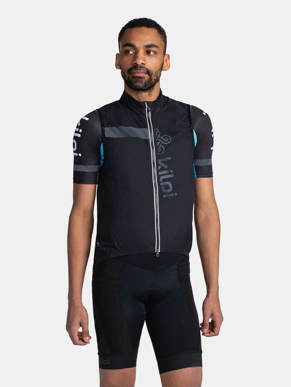 Kilpi Gilet da ciclismo Kilpi FLOW-M nero da uomo