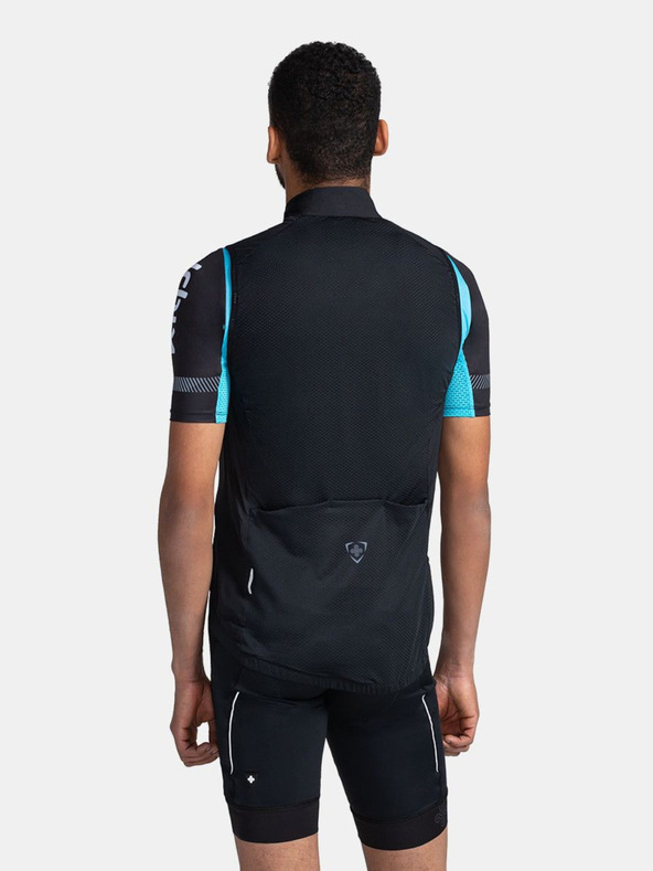 Kilpi Gilet da ciclismo Kilpi FLOW-M nero da uomo
