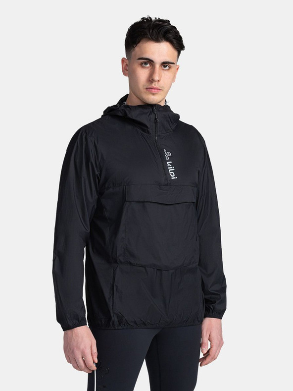 Kilpi Giacca a vento leggera da uomo nera Kilpi ANORI-M