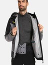 Kilpi Giacca sportiva a membrana da uomo grigia KILPI Hastar-M