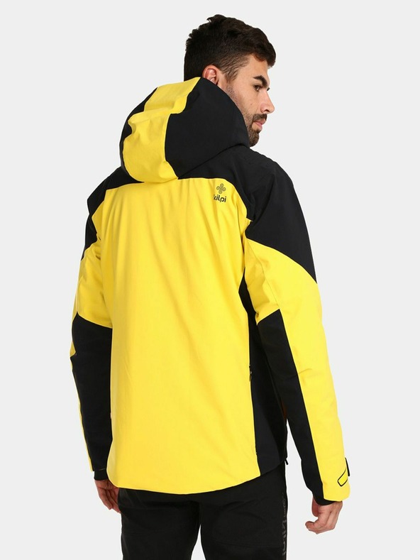 Kilpi Giacca da sci da uomo gialla Kilpi Hyder-M