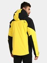 Kilpi Giacca da sci da uomo gialla Kilpi Hyder-M
