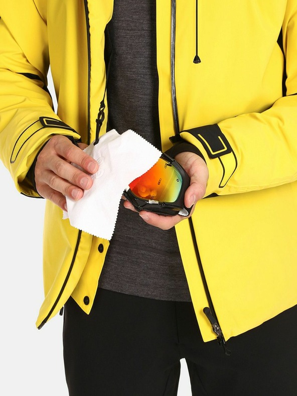 Kilpi Giacca da sci da uomo gialla Kilpi Hyder-M