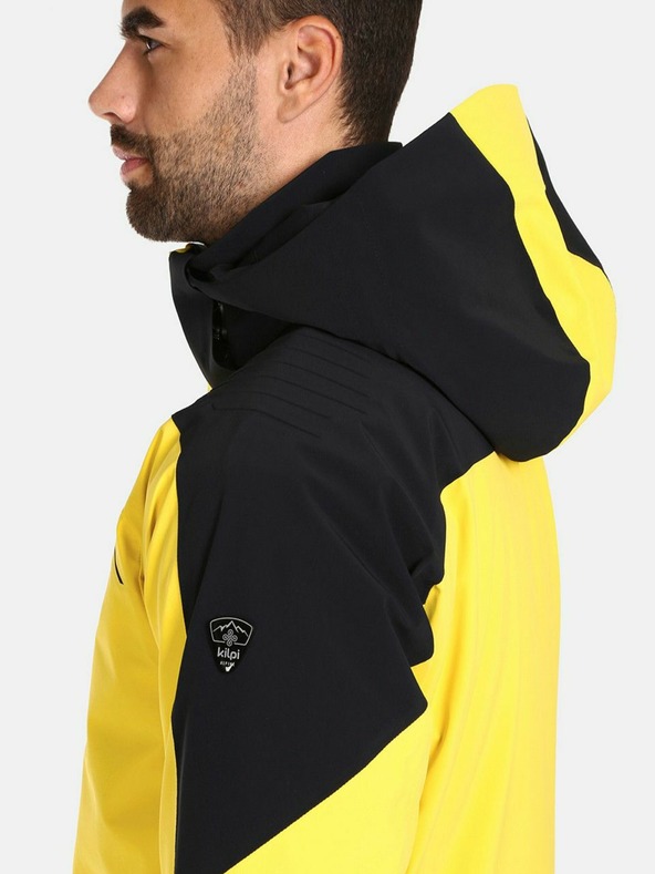 Kilpi Giacca da sci da uomo gialla Kilpi Hyder-M