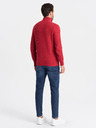 Ombre Clothing Maglione con colletto rosso da uomo Ombre Clothing