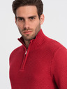 Ombre Clothing Maglione con colletto rosso da uomo Ombre Clothing