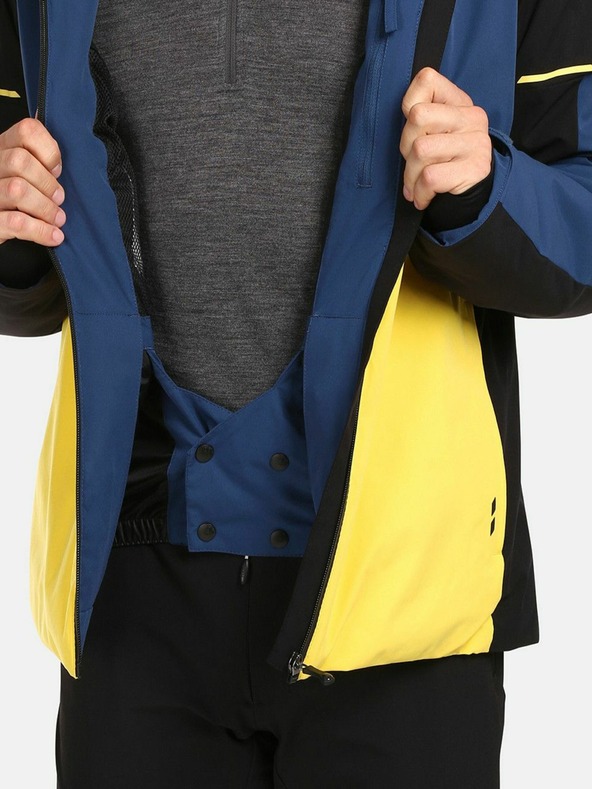 Kilpi Giacca da sci Kilpi TONNSI-M gialla e blu da uomo