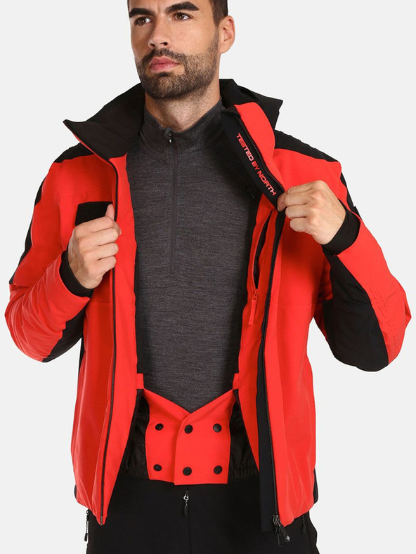 Kilpi Giacca da sci da uomo rossa Kilpi DEXEN-M