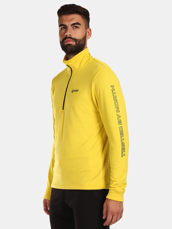 Kilpi Felpa funzionale da uomo gialla Kilpi ROLO-M