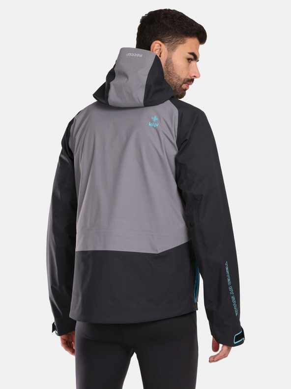 Kilpi Giacca hardshell nera da uomo Kilpi LTD ARCHER-M