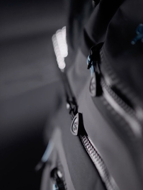 Kilpi Giacca hardshell nera da uomo Kilpi LTD ARCHER-M