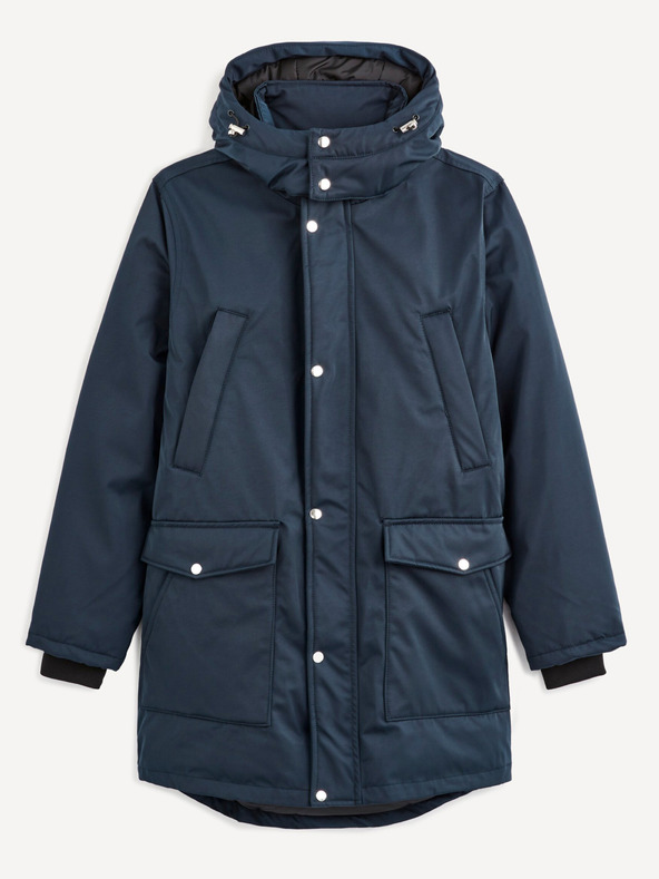 Celio Parka invernale da uomo blu scuro Celio Cuturino