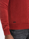 Ombre Clothing Maglione rosso da uomo con scollo a V Ombre Clothing