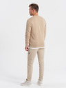 Ombre Clothing Felpa stampata beige da uomo Ombre Clothing