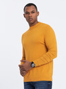 Ombre Clothing Maglione basic da uomo senape con collo alto Ombre Clothing