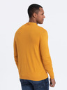Ombre Clothing Maglione basic da uomo senape con collo alto Ombre Clothing
