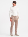 Ombre Clothing Maglione dolcevita basic da uomo color crema Ombre Clothing