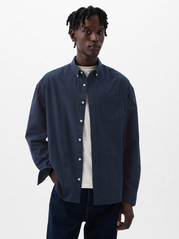 GAP Oversized logo oxford shirt GAP
