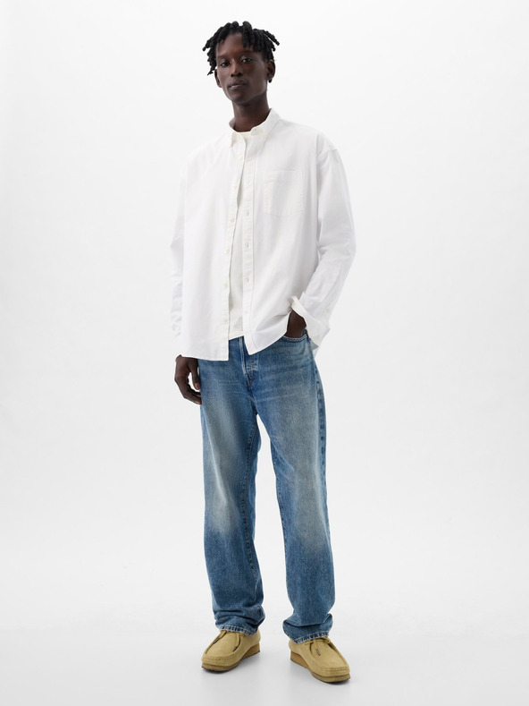GAP Oversized logo oxford shirt GAP