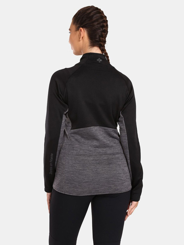 Kilpi Felpa sportiva funzionale da donna nera Kilpi TOMMS-W