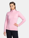 Kilpi Felpa sportiva rosa da donna con collo alto Kilpi MONTALE