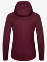 Kilpi Felpa sportiva con cappuccio bordeaux da donna Kilpi LAYANA-W