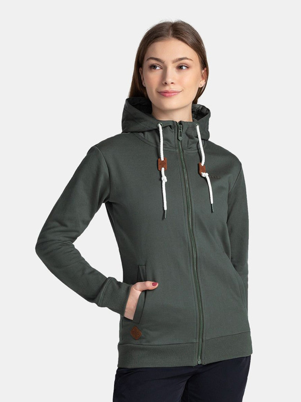 Kilpi Felpa da donna verde scuro Kilpi BERY-W