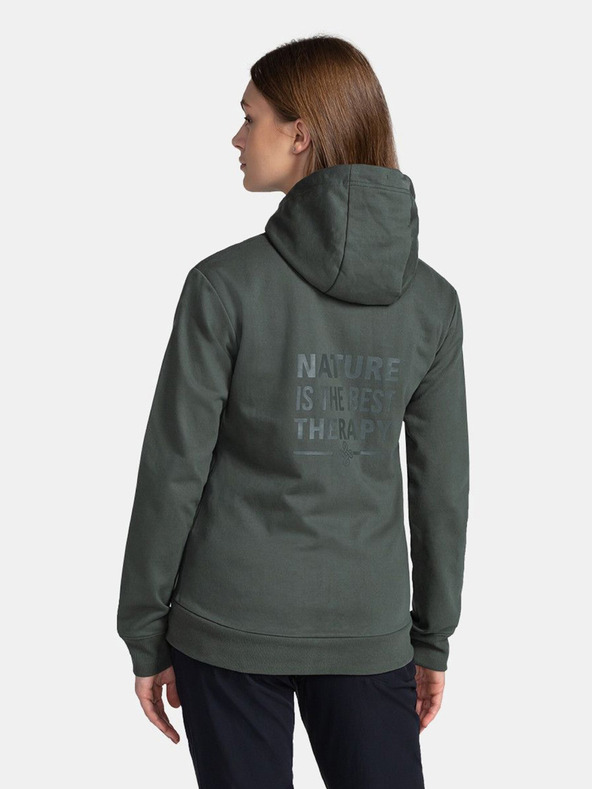 Kilpi Felpa da donna verde scuro Kilpi BERY-W