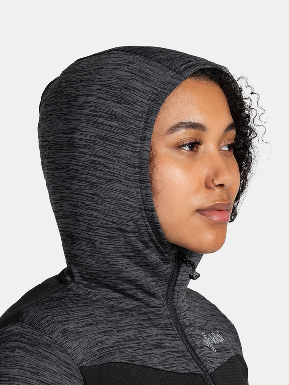 Kilpi Felpa sportiva con cappuccio nera da donna Kilpi SEVELEN-W