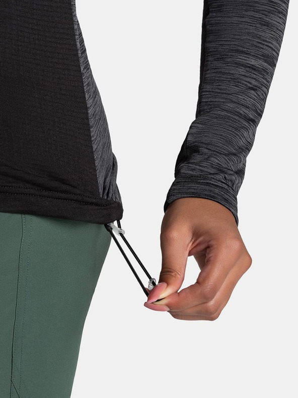 Kilpi Felpa sportiva con cappuccio nera da donna Kilpi SEVELEN-W