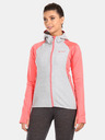 Kilpi Felpa da donna in pile grigio e rosa Kilpi VERSAM-W