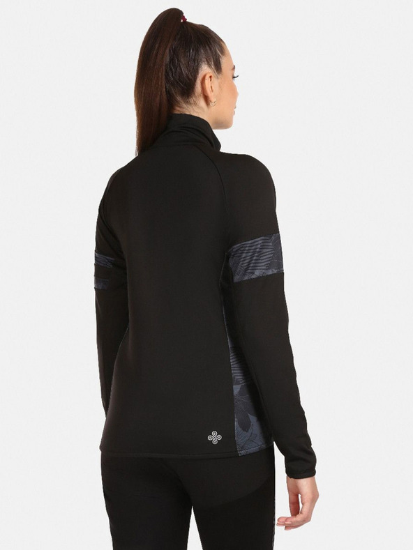 Kilpi Felpa sportiva con cappuccio nera da donna Kilpi JUNIE