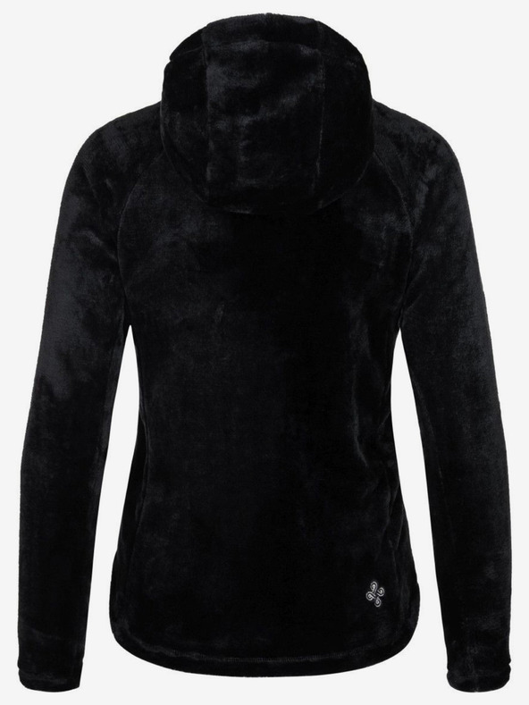Kilpi Felpa con cappuccio in pile nera da donna Kilpi MARIEL-W