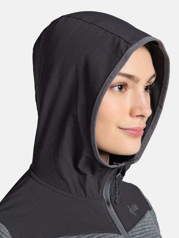Kilpi Felpa con cappuccio grigio scuro da donna Kilpi TANALI-W