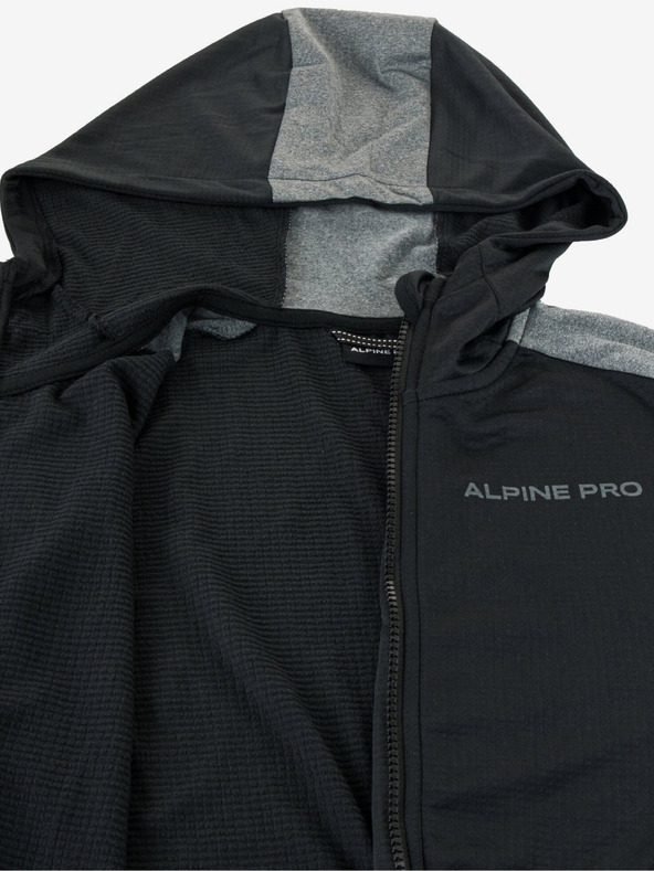 ALPINE PRO Felpa sportiva nera da donna ALPINE PRO Seleda