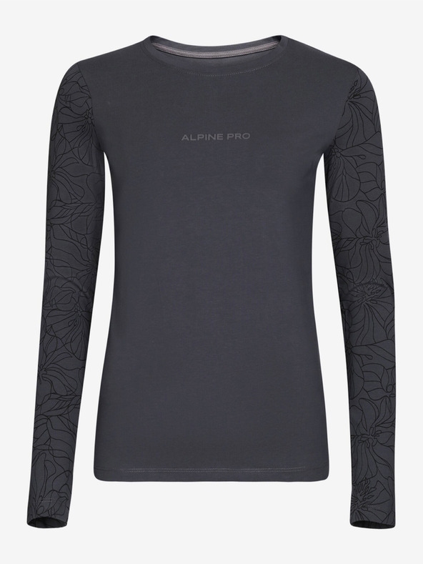 ALPINE PRO T-shirt ALPINE PRO Opesa grigio scuro da donna