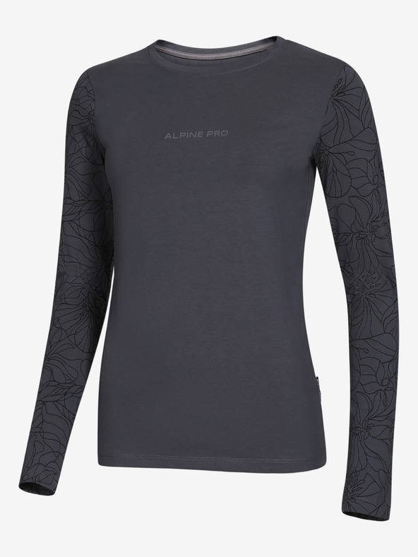 ALPINE PRO T-shirt ALPINE PRO Opesa grigio scuro da donna