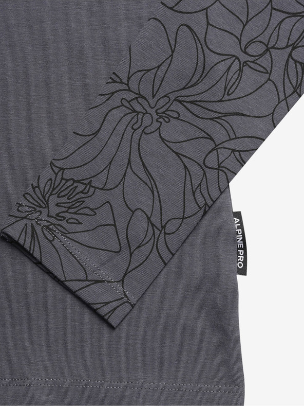 ALPINE PRO T-shirt ALPINE PRO Opesa grigio scuro da donna