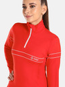 Kilpi Maglietta sportiva rossa da donna con dolcevita Kilpi LEEMA