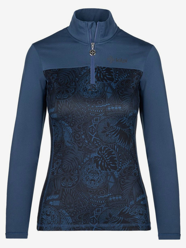 Kilpi Maglietta sportiva a collo alto da donna blu scuro KILPI LEEMA