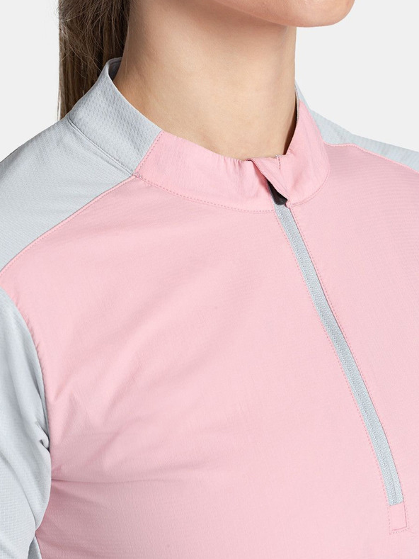 Kilpi Maglietta sportiva da donna grigia e rosa Kilpi KERKEN