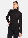 Kilpi Maglietta termica nera da donna con collo alto KILPI WILLIE