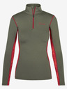 Kilpi T-shirt termica da donna color kaki con collo alto KILPI WILLIE