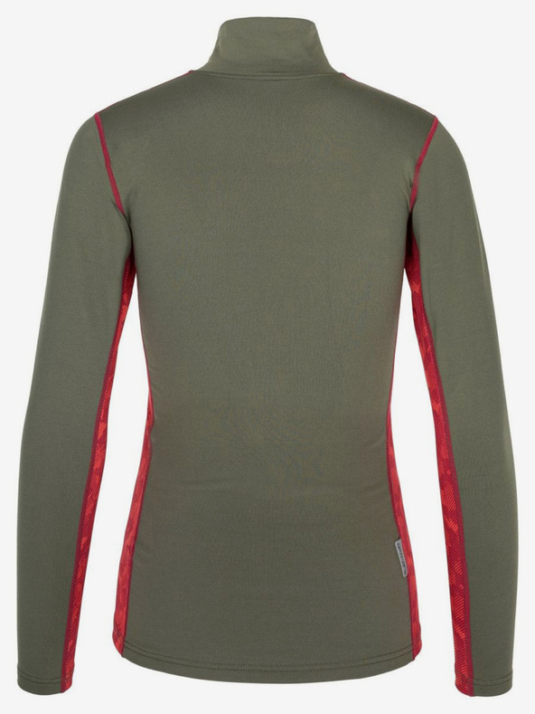 Kilpi T-shirt termica da donna color kaki con collo alto KILPI WILLIE