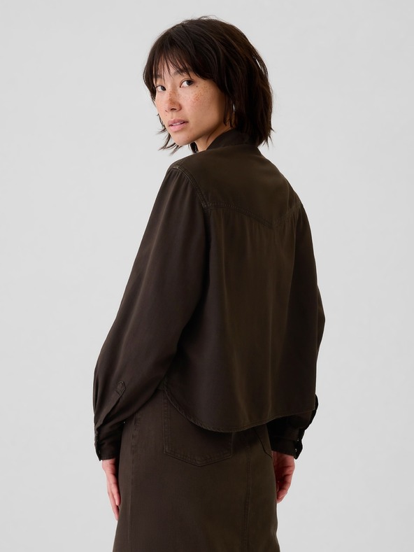 GAP Camicia in denim con taglio occidentale Gap